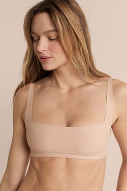 Microfibre Bralette with Removable Pads;${refinementColor}