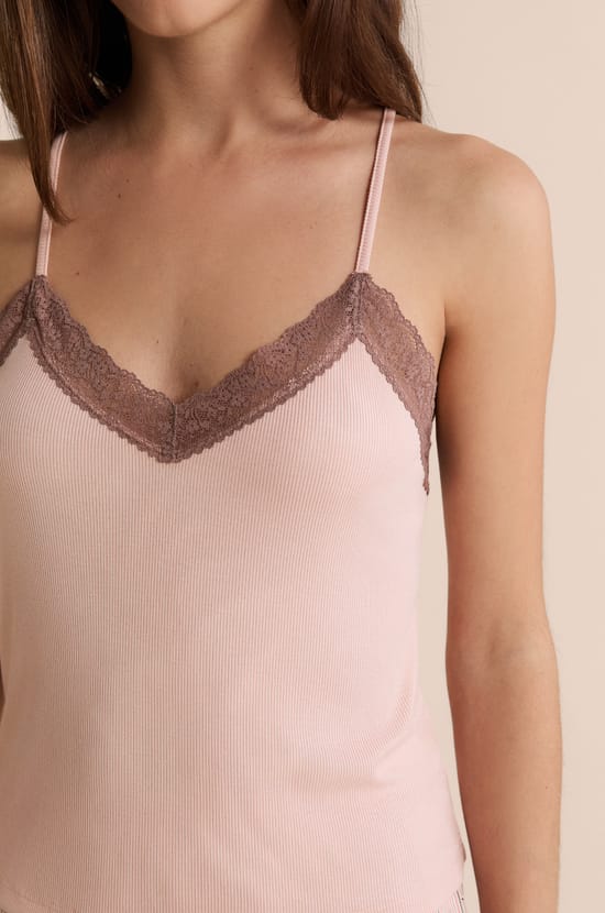 Camisole with Lace Details;${refinementColor}