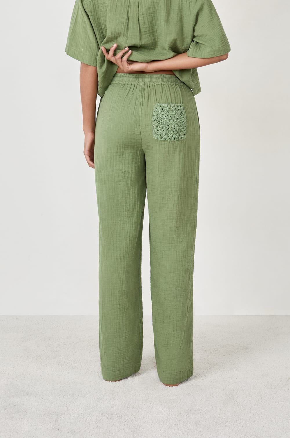 100% Cotton Pajama Pants;${refinementColor}