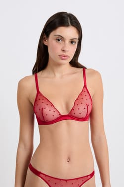 Soutien-gorge armartur&eacute; d&eacute;tails brod&eacute;s;${refinementColor}