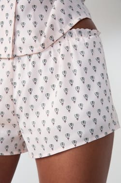 Short de pyjama imprimé;${refinementColor}