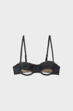 Soutien-gorge N.9 - Balconnet en cuir;${refinementColor}