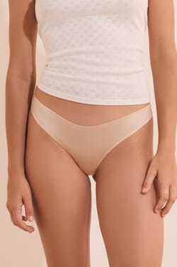 Microfiber Thong;${refinementColor}