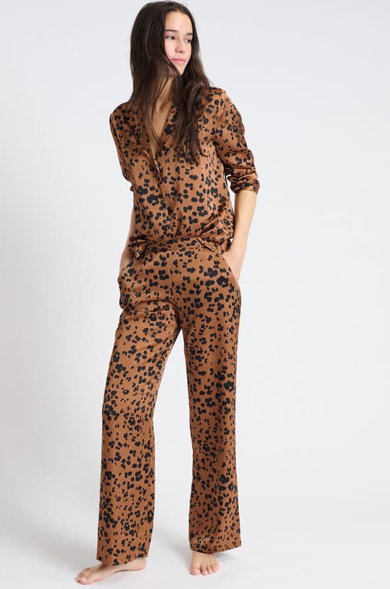 Pantalon de pyjama à imprimés;${refinementColor}