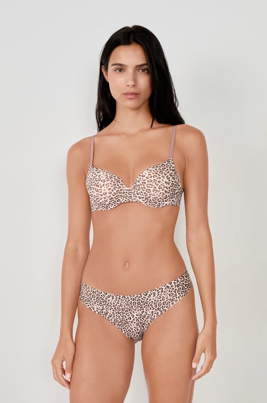 Culotte en microfibre imprimé;${refinementColor}