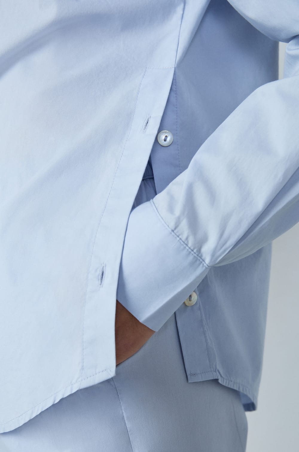 Chemise de pyjama en coton;${refinementColor}
