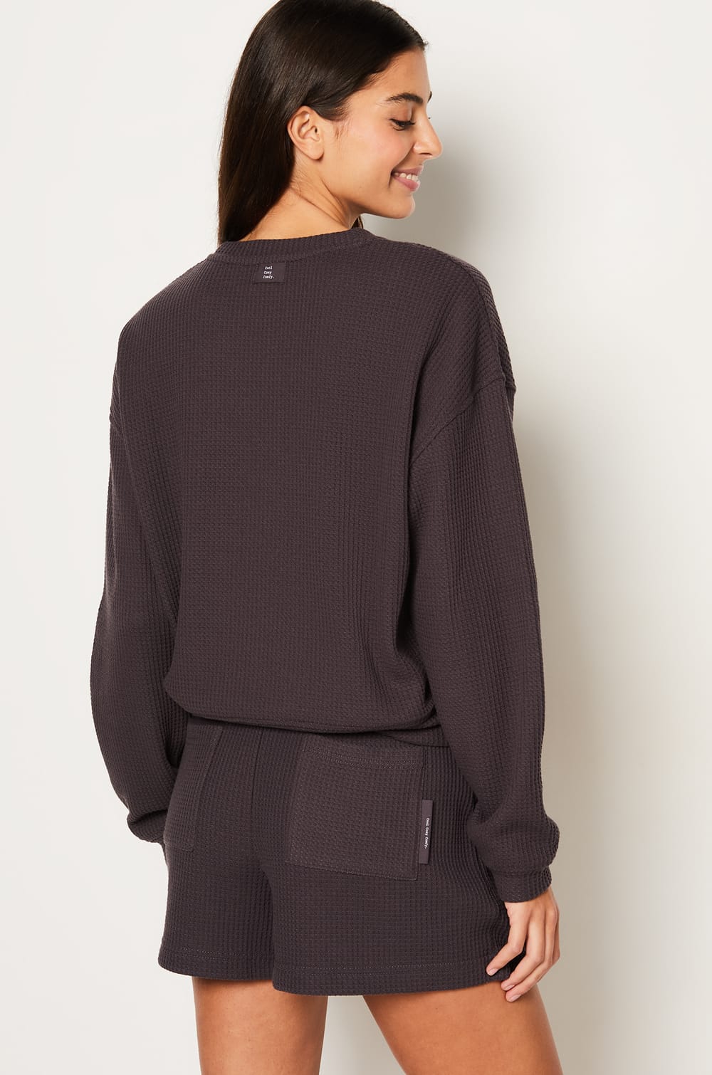 Waffle Pyjama Sweatshirt;${refinementColor}