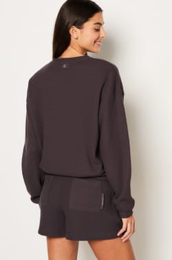 Waffle Pyjama Sweatshirt;${refinementColor}