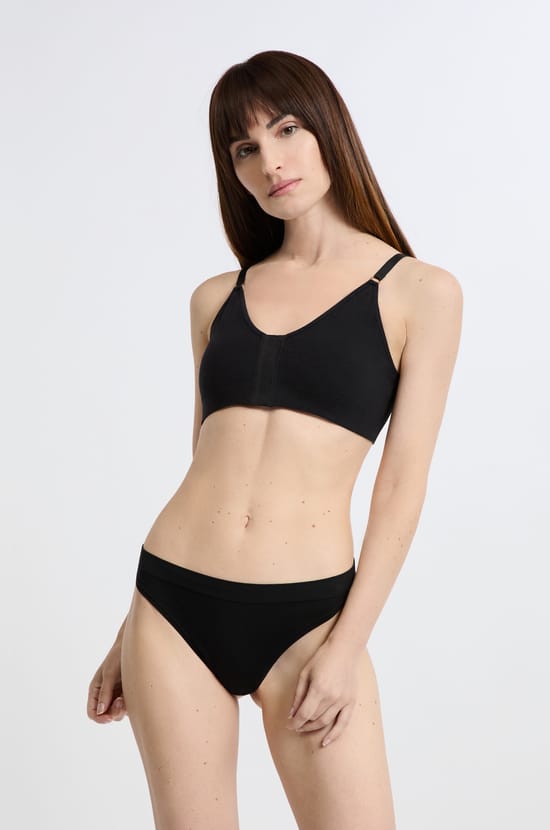 Post-mastectomy Cotton Bralette;${refinementColor}