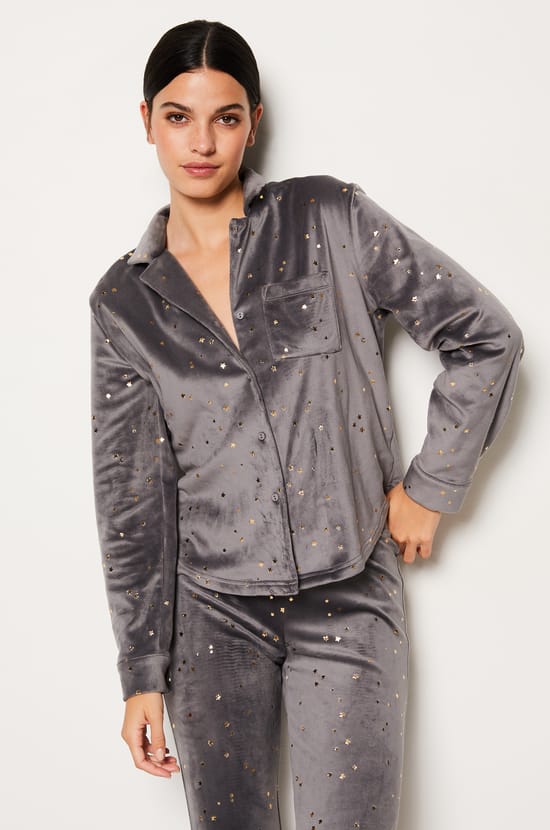 Chemise de pyjama étoile;${refinementColor}