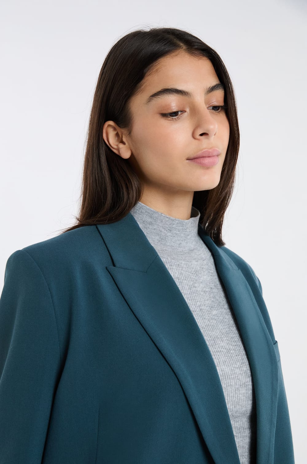 Blazer &agrave; fermeture crois&eacute;e;${refinementColor}