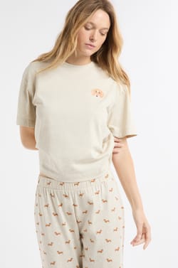2-teiliges Pyjama-Set mit Dackel-Motiven;${refinementColor}