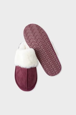 Chaussons mules fourrés;${refinementColor}