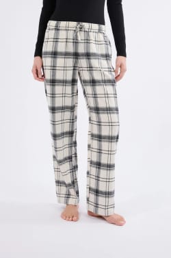 Karierte Pyjama Hose aus Baumwolle;${refinementColor}