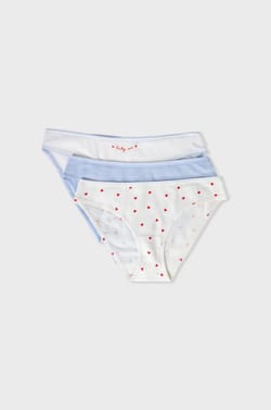 Multipack of 3 Cotton Briefs;${refinementColor}