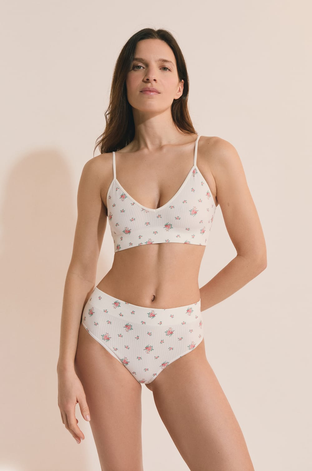 Culotte midi &eacute;chancr&eacute;e;${refinementColor}