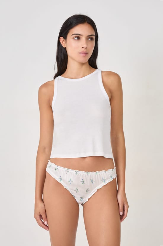 Printed satin tanga;${refinementColor}