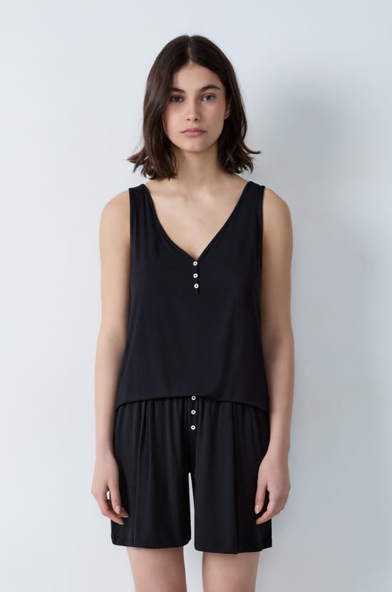 Top de tirantes lisa;${refinementColor}