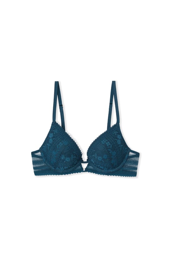 Soutien-gorge N.2 - Le push-up plongeant en dentelle;${refinementColor}