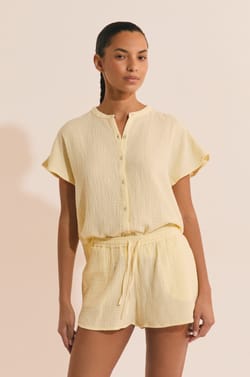 Short de pyjama en coton;${refinementColor}