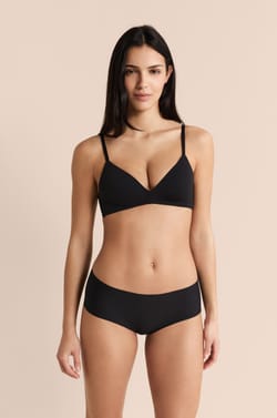 Wireless Lightly Lined Bra in Microfiber;${refinementColor}