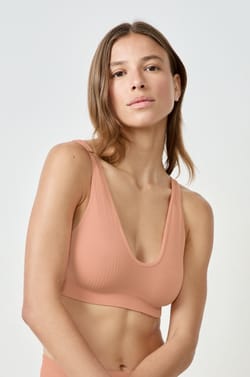 Ribbed Bralette;${refinementColor}