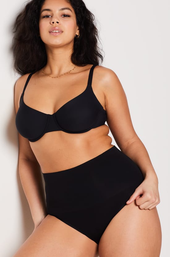 High-Waisted Shaping Brief - Medium Support;${refinementColor}