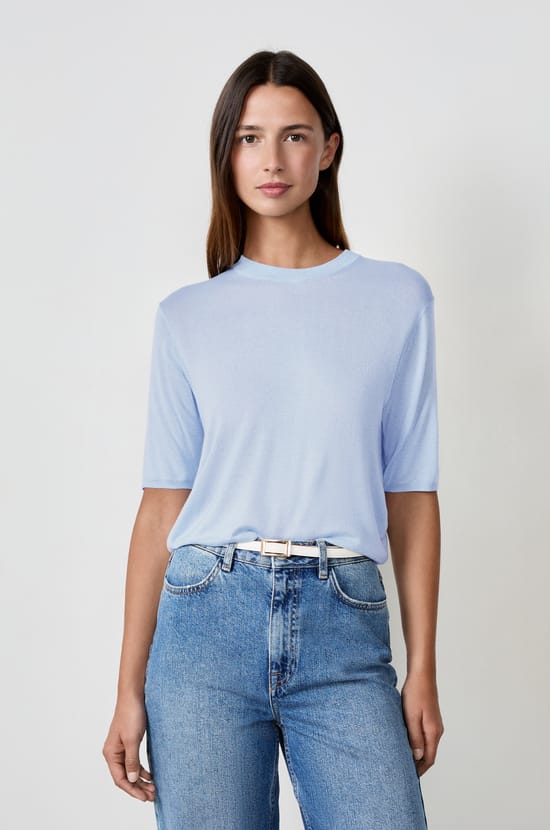 Pull manches courtes;${refinementColor}