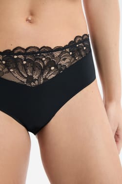 Boyshort with Lace Details;${refinementColor}