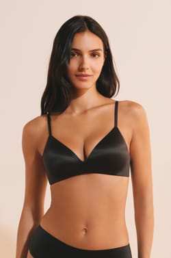 Wireless Triangle Bra;${refinementColor}