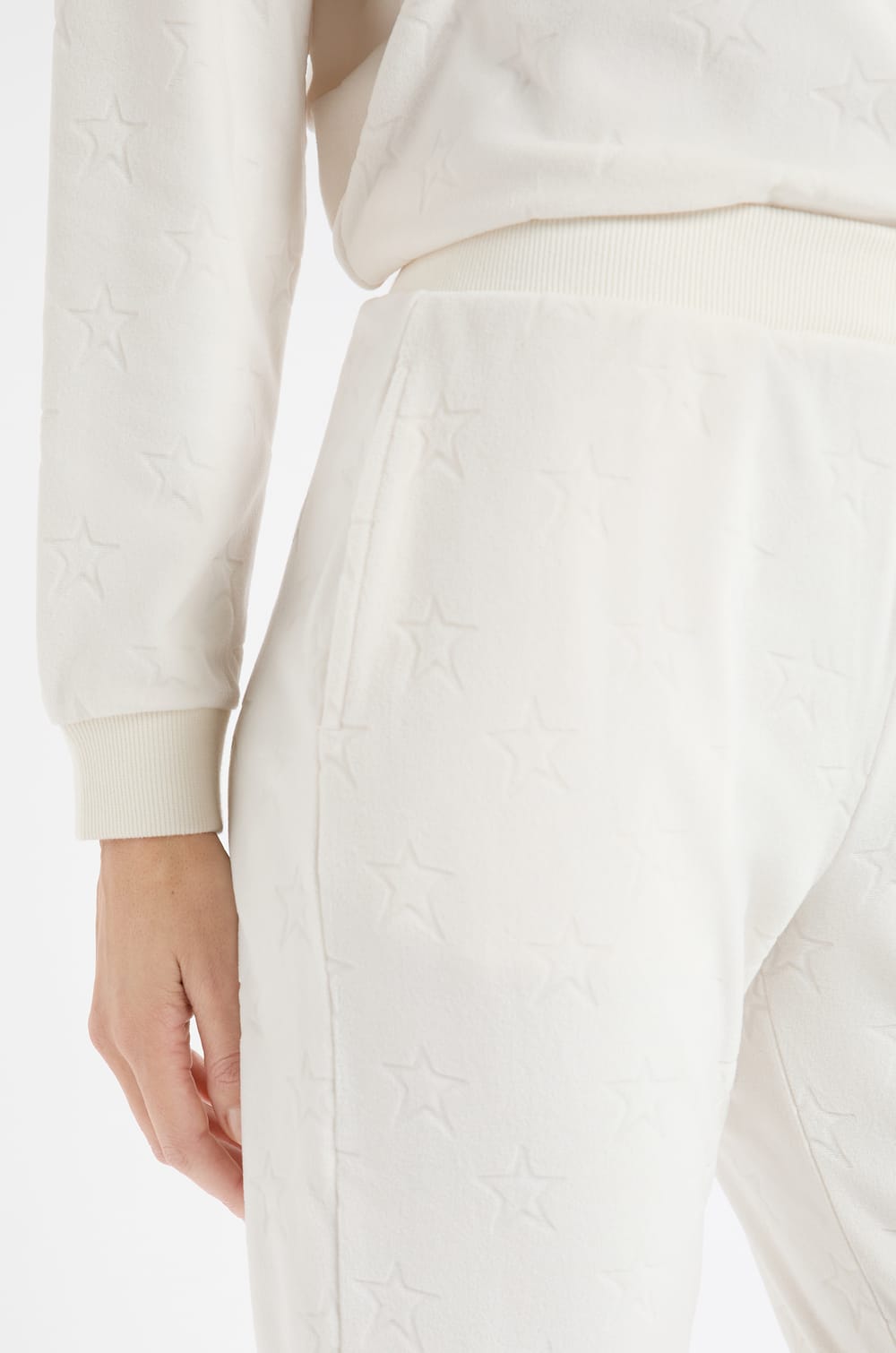 Star Print Pyjama Trousers;${refinementColor}