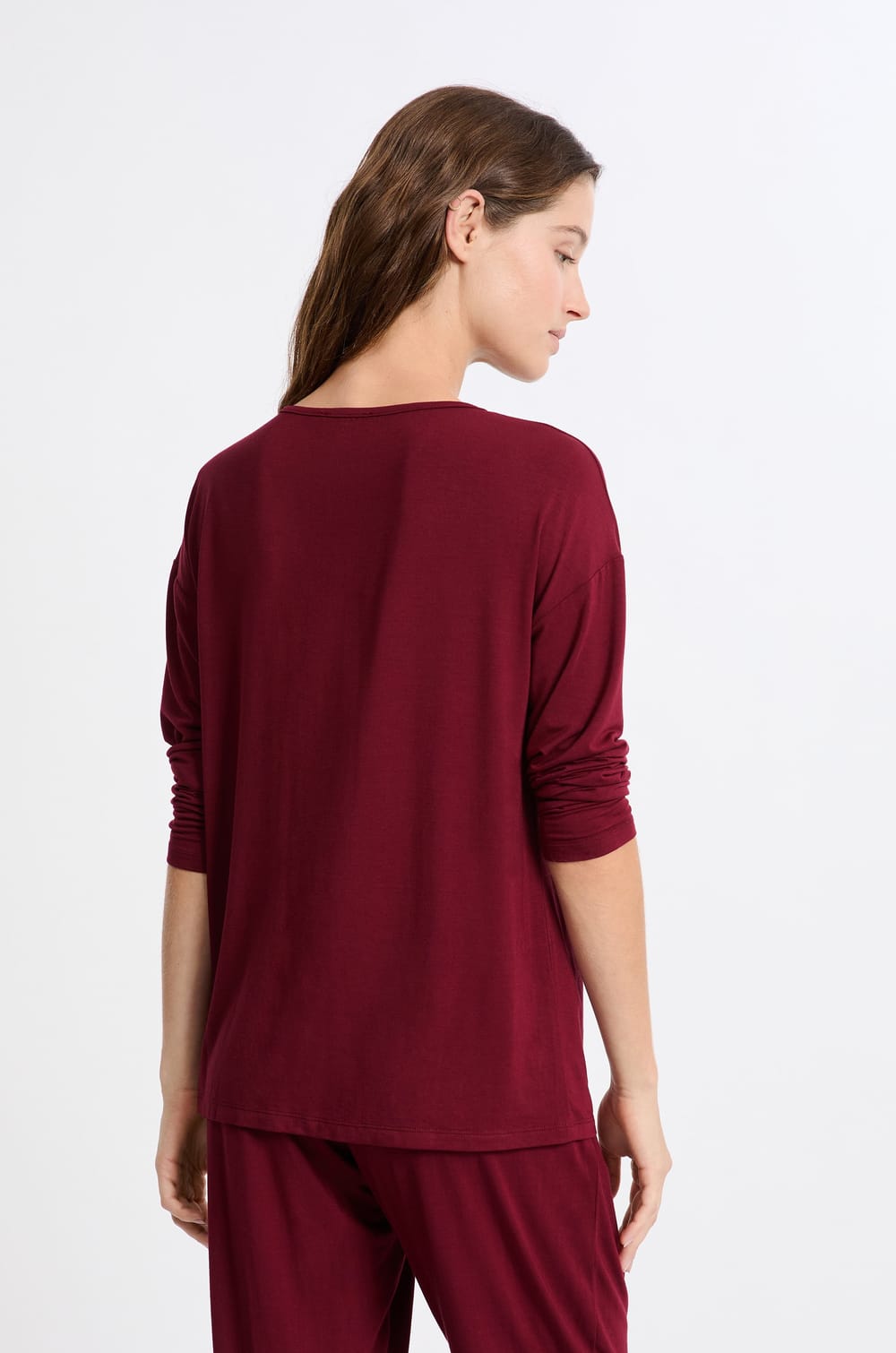 Camiseta de pijama de manga larga;${refinementColor}