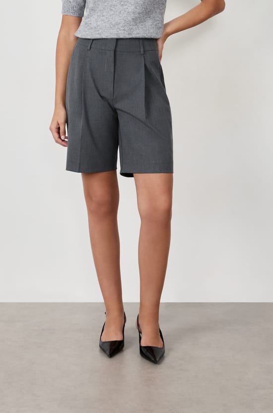 Straight Cut Shorts;${refinementColor}