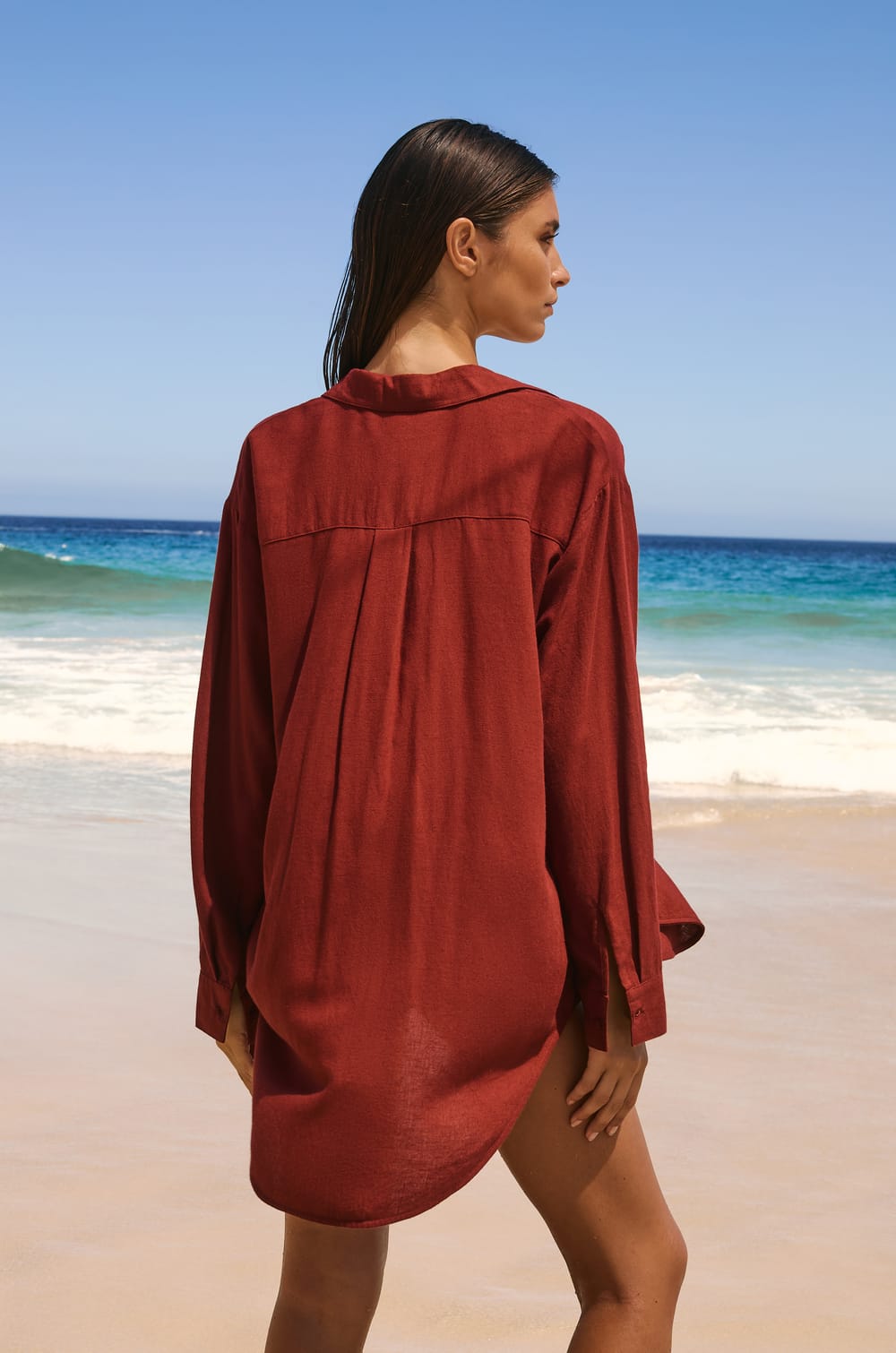 Chemise avec lin ;${refinementColor}