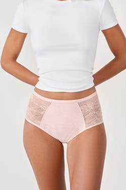 Culotte menstruelle taille haute - Flux abondant;${refinementColor}