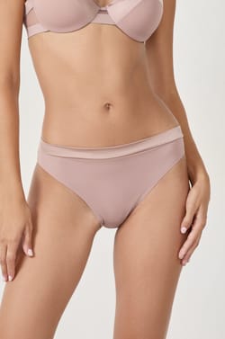 Satin microfiber brief;${refinementColor}