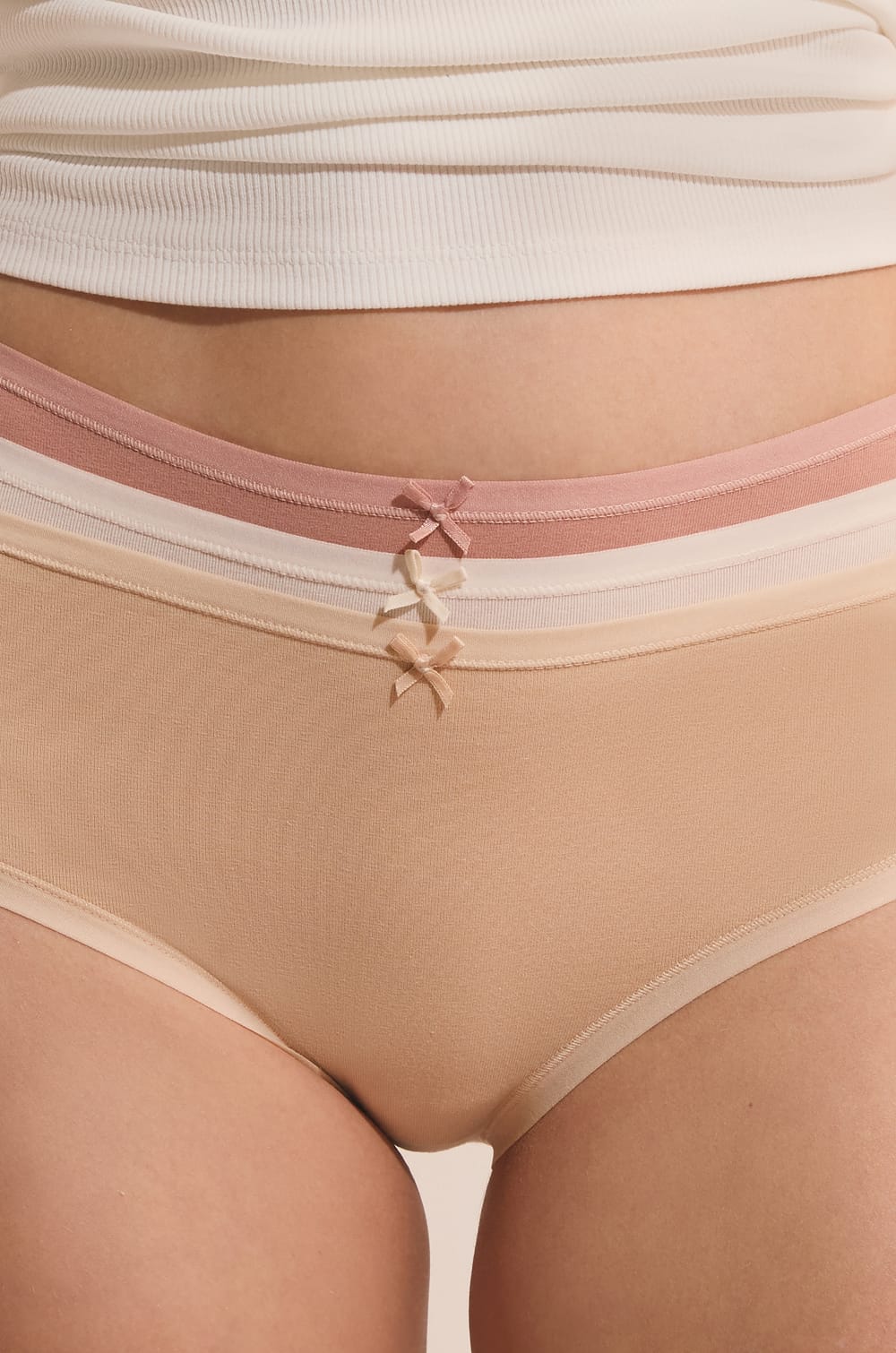 Pack of 3 Cotton Boyshorts;${refinementColor}