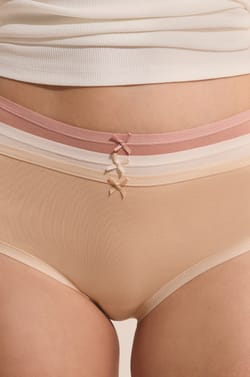 Pack of 3 Cotton Boyshorts;${refinementColor}