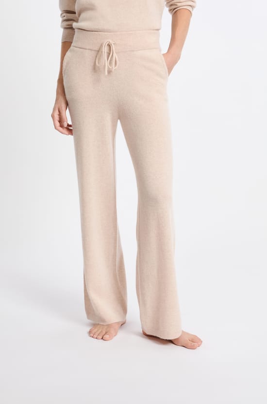 Pantalon de pyjama en cachemire;${refinementColor}
