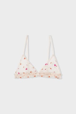 Triangle Bra with Embroidered Motifs;${refinementColor}