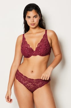 Bra No. 6 - The Lightly Lined Lace Contour Bra;${refinementColor}
