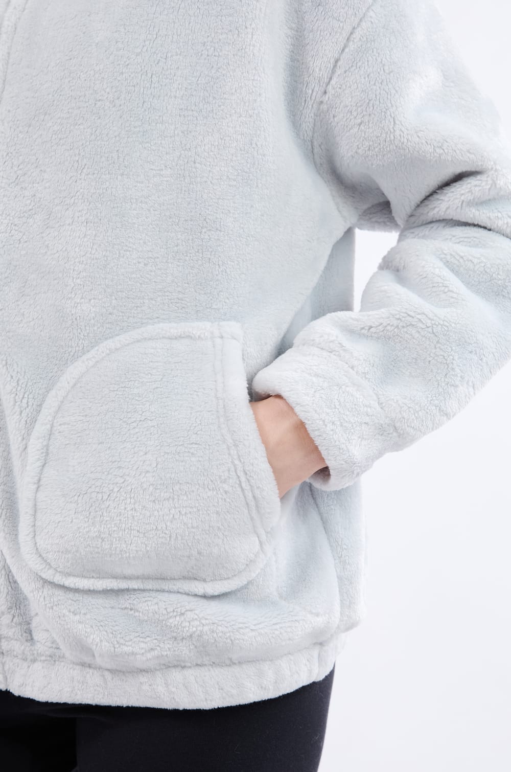 Veste de pyjama à manches longues;${refinementColor}