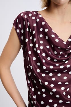 Top à pois;${refinementColor}