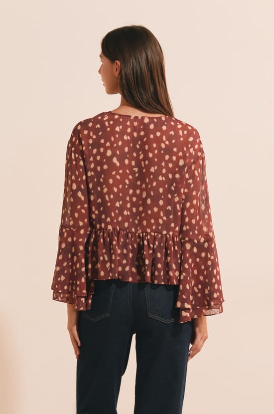 Blouse &agrave; imprim&eacute;;${refinementColor}