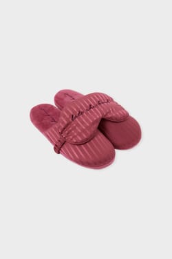 Ensemble chaussons mules et masque;${refinementColor}