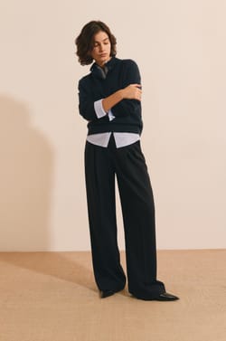 Pantalon coupe droite;${refinementColor}
