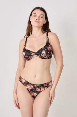 Lace printed bra;${refinementColor}
