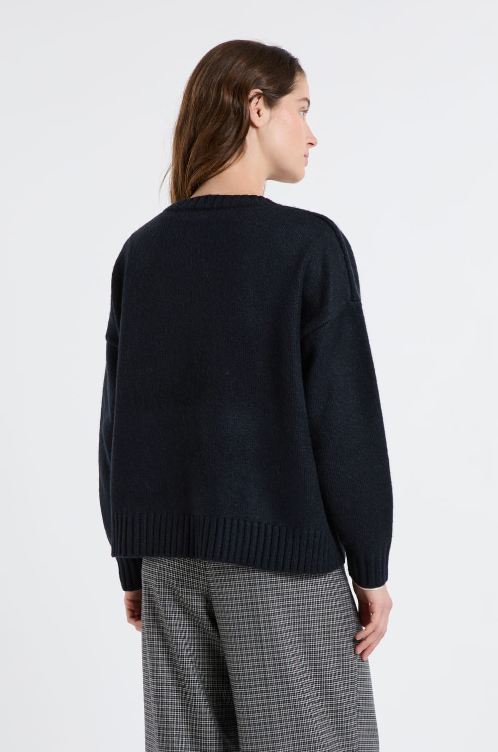 Pull &agrave; manches longues oversize;${refinementColor}