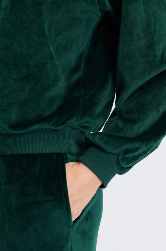 Sweatshirt de pyjama en velours;${refinementColor}