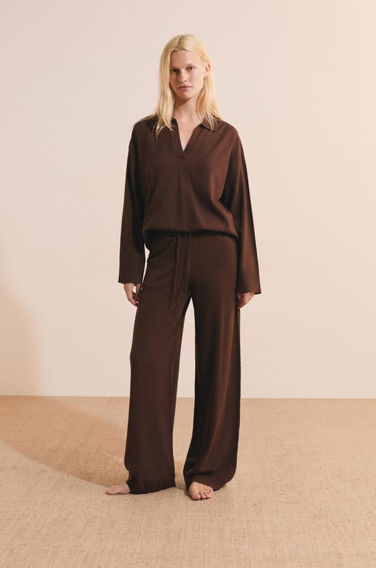 Pantalon de pyjama large;${refinementColor}